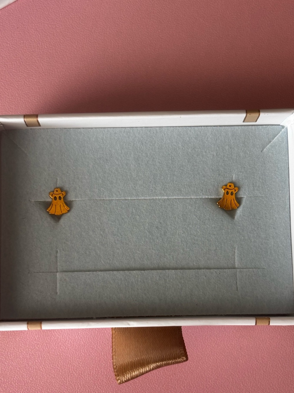 24K Gold Filled Ghost Earrings